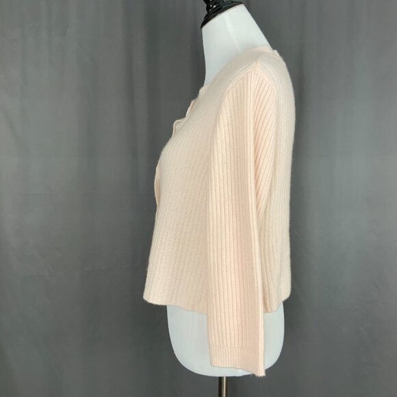 P. Jamas 100% Cashmere Baby Pink Bed Jacket Size S - Picture 10 of 16